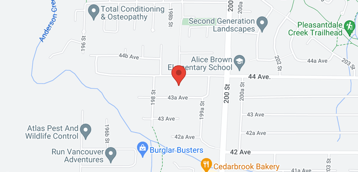 map of 19874 44 AVENUE
